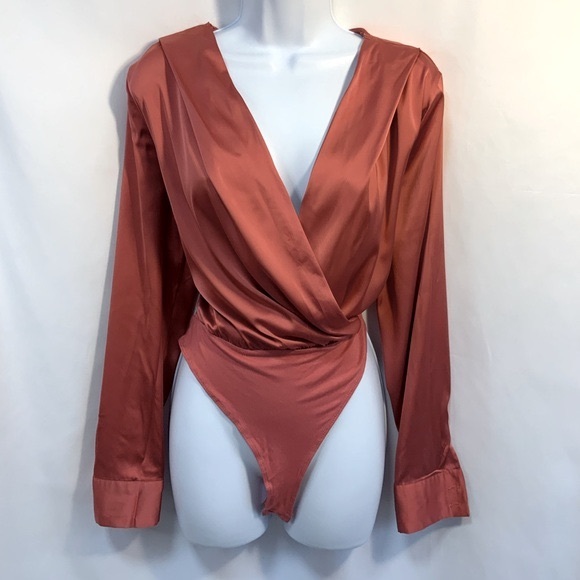 Love Tree Women’s Watermelon Long Sleeve Bodysuit - Picture 5 of 5